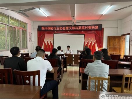 賀州保險行業協會 黨建引領聚合力，普惠金融促發展